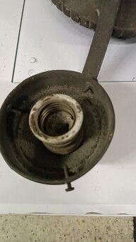 Lustr secesní mosazný - 6