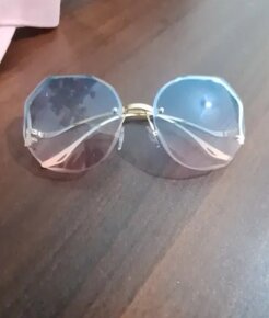 Nové dámské moderní sluneční brýle nové velké modré růžové - 6