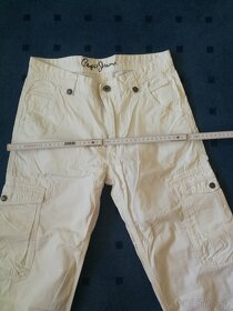 Bílé (krémové) chlapecké 3/4 kalhoty Pepe Jeans - 6