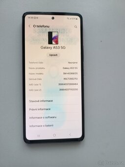 [Výprodej] Galaxy A53 5G 6/128GB s vadou. - 6