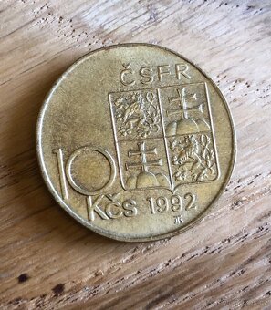 Mince 10Kčs, ČSFR - Masaryk, Rašín, Štefánik - 6