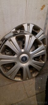 Letní pneu Barum Bravuris 5HM 205/55 R16 +disky+poklice 4 ks - 6