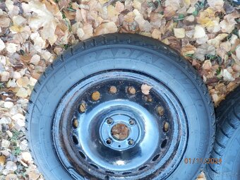 4xObutá zimní sada kol na RENAULT CLIO Rok 2007 185/60 R15 - 6
