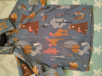 Softshellová bunda lindex fix zvířátka vel.122 - 6