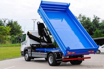 MERCEDES ATEGO 1523 TŘÍSTRANNÝ SKLÁPĚČ + HYDRAULICKÁ RUKA - 6