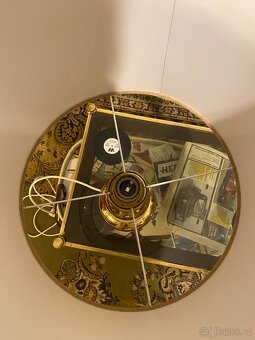 Retro mosazní lampa '70 - 6