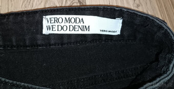 Dámské černo-šedé bootcut džíny Vero Moda - vel. M - 6