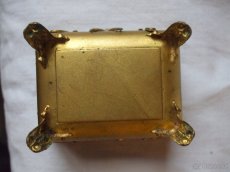 Krabička na nožkách na šperky šperkovnice 20.l 20.st - 6