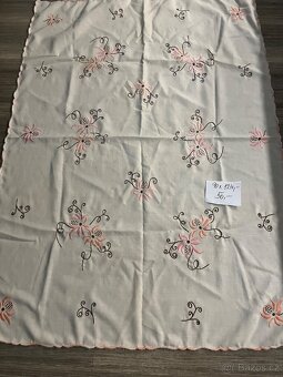 Staré plátěné ubrusy-různé - 6