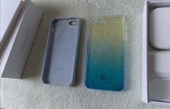 Iphone SE 32GB, nabíječka, původní nepouž.sluch.Apple, obaly - 6