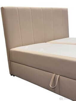 Nove Manželské postele 180/200 béžový - 6