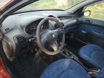 PEUGEOT 206 1.1i 44KW PLATNÁ STK - 6
