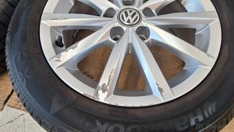 Alu kola VW 15" 5x100 letní pneu 185/60 R15 5+mm Polo - 6