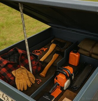 🛻Přívěs za auto – rybaření, myslivost, outdoor, les - 6
