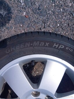 Alu kola 5x100, vč. pneu rozměr 195/55 R 15 - 6