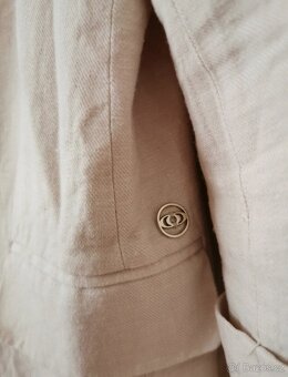 Lněný letní kostým dámský vel. M - 6