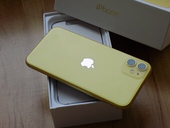 APPLE iPhone 11 64GB Yellow - ZÁRUKA - TOP STAV - 6