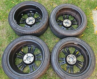 letní pneu 205/45 R16, 16" Alu kola Brock, 4x100 - 6
