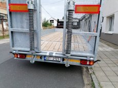Príves kára podvalnik vlek tandem nájazdy - 6