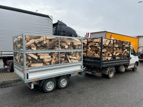 Štípané palivové dřevo tvrdé - BUK, DUB - BRNO - 6