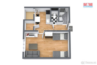 Prodej bytu 1+1, 36 m², Karlovy Vary, ul. K. Čapka - 6
