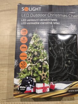 Vánoční řetěz Solight 400 LED - 6