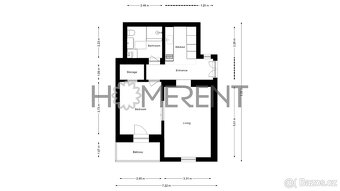 Stylový byt 2+kk s balkonem na Vinohradech - ulice Nitranská - 6