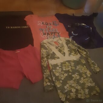 Punčocháče,  trička,  šatičky,  spodní prádlo atd - 6