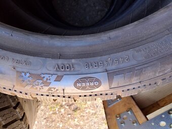 245/45/18 100v Michelin - zimní pneu 4ks RunFlat - 6