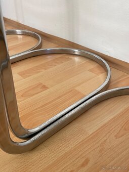 Gastone Rinaldi vintage chairs, židle chrom - 6