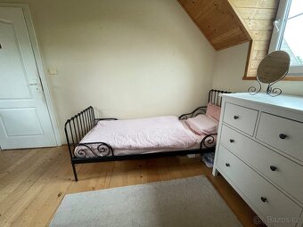 Prodloužitelné postele IKEA MINNEN, černé, 2 kusy, 80x200 c - 6