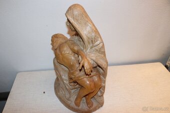 Marie soška domácí oltář Kalvárie Kristus (425G) - 6
