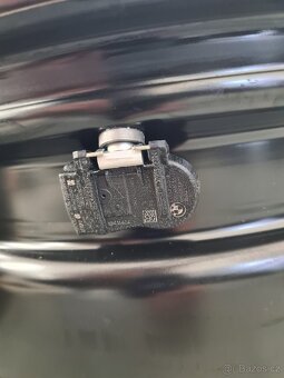 Plechové disky BMW 16", 7Jx16H2 IS31 + čidla tlaku - 6