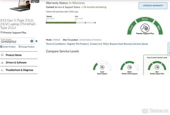 lenovo ThinkPad X13 gen5 Ultra 7 32GB Accidental záruka 2028 - 6