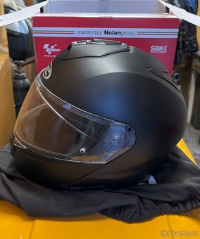 Vyklápěcí přilba na motorku HJC (i90 černá matná, L) - 6