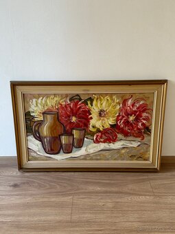 Velký obraz zátiší s vázou - 6