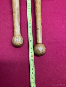 kužely sokolské kužely dřevěné staré cvičební pomůcky - 6