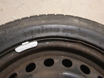 Daruji ocelovy disk s letni pneu 215/55 R16 - 6