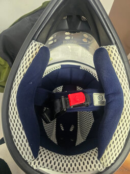 Enduro přilba s plexi a kšiltem Airoh bílá velikost M - 6