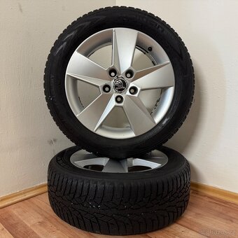 ŠKODA OCTAVIA 3 5x112 R16 ET46+ZIMNÍ 205/55R16 5mm - 6