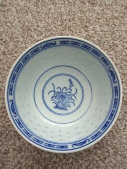 Nová sada misek z čínského porcelánu - motiv rýžové zrno - 6