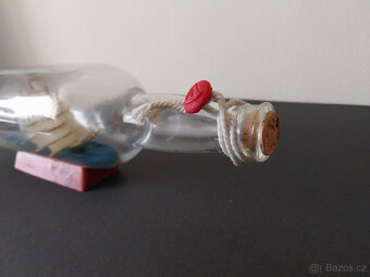 Model lodi ve skleněné lahvi, 80tá léta - 6