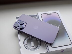APPLE iPhone 14 Pro MAX 256GB Deep Purple-ZÁRUKA -TOP-100%ba - 6