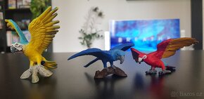 Schleich ptáci pštros sova labuť papoušek sup plameňák ara - 6