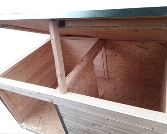 Bouda pro psa s terasou (Palubky/OSB), 6 velikostí - 6