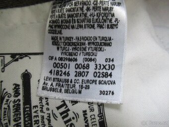 pánské džíny LEVIS 501 33/30 - 6