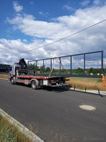 Autodoprava s hydraulickou rukou, písek, štěrk, beton - 6