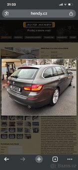 Prodám BMW 535 d xDrive 230kW Max. výbava - 6