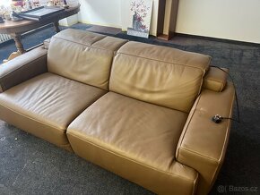 Luxusní kožená sedačka Natuzzi. - 6