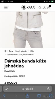 KARA bunda pravá kůže jehnětina XL - 6